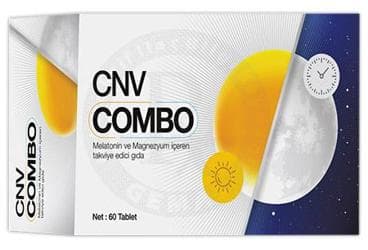 CNV COMBO MELATONIN VE MAGNEZYUM ICEREN TAKVIYE EDICI GIDA 60 tablet İlaç Görseli