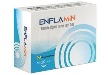 ENFLAMIN BROMELAIN ICEREN TAKVIYE EDICI GIDA KAPSUL 30 kapsül İlaç Görseli