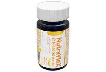 NUTRAVIEX C VIT1000 EXTRA TABLET VITAMIN C, VITAMIN D VE CINKO ICEREN TAKVIYE EDICI GIDA 30 tablet İlaç Görseli
