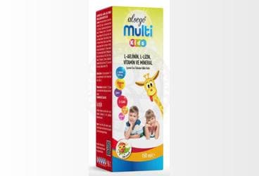 ALSEGO MULTI KIDS SIVI TAKVIYE EDICI GIDA 150 ml şişe İlaç Görseli