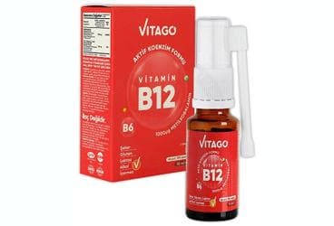 VITAGO PROMETILKOBALAMIN, VITAMIN B6 ICEREN TAKVIYE EDICI GIDA 15 ml şişe İlaç Görseli