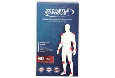 CASTLE FOCUS TAKVIYE EDICI GIDA TABLET 60 tablet İlaç Görseli