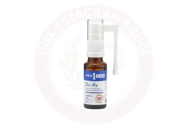 PRO1ONE VITAMIN D3 VE VITAMIN K2 ICEREN TAKVIYE EDICI SPREY 20 ml şişe İlaç Görseli