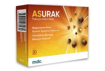 ASURAK TAKVIYE EDICI GIDA 30 tablet İlaç Görseli