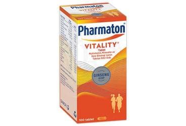 PHARMATON VITALITY TABLET 100 tablet İlaç Görseli