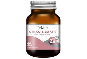 ONVITA CINKO & BAKIR KAPSUL 60 kapsül İlaç Görseli