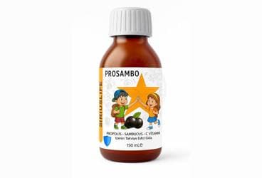 SIRIUSLIFE PROSAMBO PROPOLIS, KARAMURVER EKSTRESI VE VITAMIN C ICEREN TAKVIYE EDICI GIDA 150 ml şişe İlaç Görseli