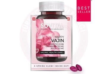 SOVITAL HAPPY VAJIN TAKVIYE EDICI GIDA 40 kapsül İlaç Görseli