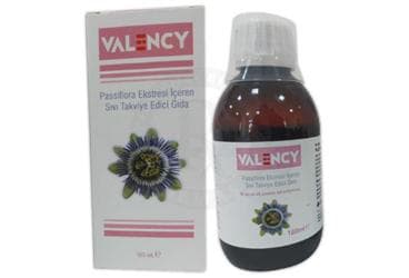 VALENCY PASSIFLORA EKSTRESI ICEREN SIVI TAKVIYE EDICI GIDA 180 ml şişe İlaç Görseli