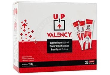 VALENCY UP EPIMEDYUM, DEMIR DIKENI VE LEPIDYUM EKSTRESI ICEREN SASE 30 saşe İlaç Görseli