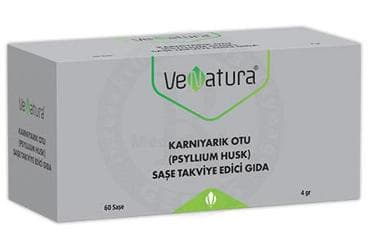 VENATURA KARNIYARIK OTU (PSYLLIUM HUSK) SASE TAKVIYE EDICI GIDA 4 g 60 saşe İlaç Görseli