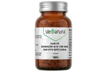 VENATURA COQ-10 KOENZIM Q10 ICEREN TAKVIYE EDICI GIDA 100 mg 30 kapsül İlaç Görseli