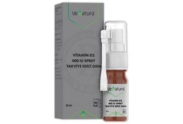 VENATURA VITAMIN D3 SPREY 400 IU 20 ml şişe İlaç Görseli