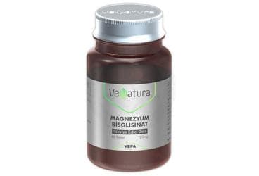 VENATURA MAGNEZYUM BISGLISINAT TAKVIYE EDICI GIDA 120 mg 60 tablet İlaç Görseli