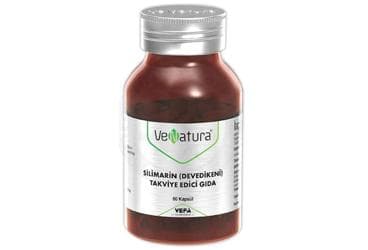 VENATURA SILIMARIN (DEVEDIKENI) ICEREN TAKVIYE EDICI GIDA 60 kapsül İlaç Görseli