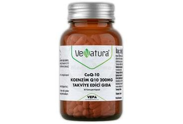 VENATURA COQ-10 KOENZIM Q10 ICEREN TAKVIYE EDICI GIDA 200 mg 30 kapsül İlaç Görseli
