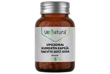 VENATURA LIPOZOMAL KUERSETIN TAKVIYE EDICI GIDA 30 kapsül İlaç Görseli