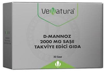 VENATURA D-MANNOZ TAKVIYE EDICI GIDA SASE 2000 mg 30 saşe İlaç Görseli