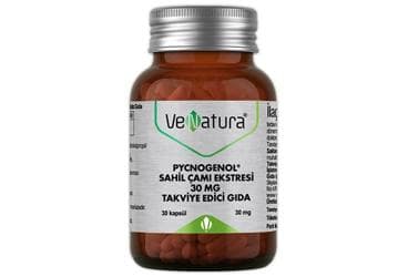 VENATURA PYCNOGENOL SAHIL CAMI EKSTRESI TAKVIYE EDICI GIDA 30 KAPSUL 30 mg 30 kapsül İlaç Görseli