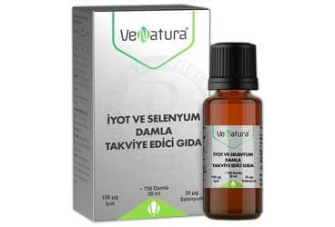 VENATURA IYOT VE SELENYUM ICEREN TAKVIYE EDICI DAMLA 30 ml şişe İlaç Görseli