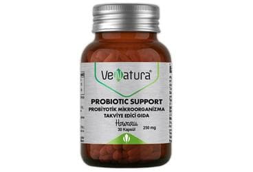 VENATURA PROBIOTIC SUPPORT PROBIYOTIK MIKROORGANIZMA ICEREN TAKVIYE EDICI GIDA KAPSUL 30 kapsül İlaç Görseli