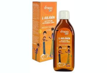 VITAGO KIDS (RAFADAN TAYFA) MULTIVITAMIN, MULTIMINERAL, L-ARJININ ICERENTAKVIYE EDICI GIDA 150 ml şişe İlaç Görseli