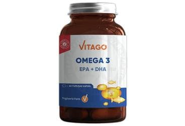 VITAGO PREMIUM OMEGA 3 ICEREN TAKVIYE EDICI GIDA 60 kapsül İlaç Görseli
