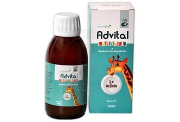 ESTELLIFE ADVITAL MULTIVITAMIN SURUP TAKVIYE EDICI GIDA 150 ml şişe İlaç Görseli