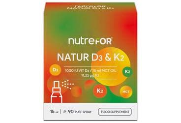 NUTREFOR NATUR D3K2 TAKVIYE EDICI GIDA 15 ml şişe İlaç Görseli