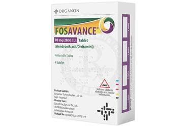 FOSAVANCE 70 MG/2800 IU 4 TABLET İlaç Görseli