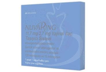 NUVARING 11,7 MG/2,7 MG VAJINAL ILAC TASIYICI SISTEM İlaç Görseli