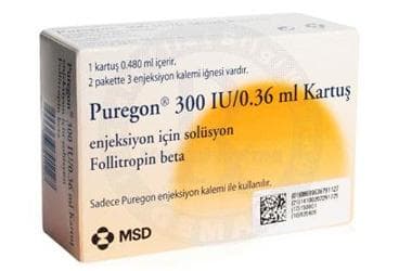 PUREGON 300 IU/ 0.36 ML S.C. ENJ. ICIN SOL. ICEREN 1 KARTUS İlaç Görseli