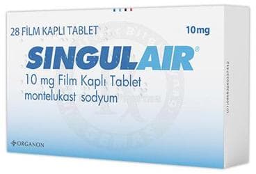 SINGULAIR 10 MG FILM KAPLI TABLET (28 TABLET) İlaç Görseli