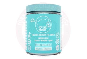 VITA BEAR STRONG HAIR TAKVIYE EDICI GIDA 60 tablet İlaç Görseli
