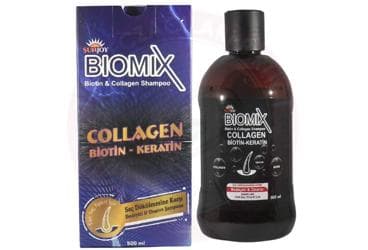 SUNJOY BIOMIX BIOTIN & COLLAGEN SAMPUAN 500 ml şişe İlaç Görseli