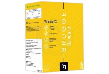 BRUGGE VITAMIN D3 TAKVIYE EDICI GIDA 400 IU 20 ml şişe İlaç Görseli