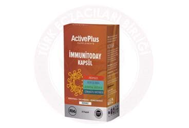 ACTIVEPLUS IMMUNITODAY TAKVIYE EDICI GIDA KAPSUL 30 kapsül İlaç Görseli
