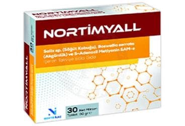 NORTIMYALL TAKVIYE EDICI GIDA TABLET 30 tablet İlaç Görseli