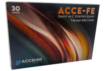 ACCE FE DEMIR VITAMINI KAPSUL 30 kapsül İlaç Görseli