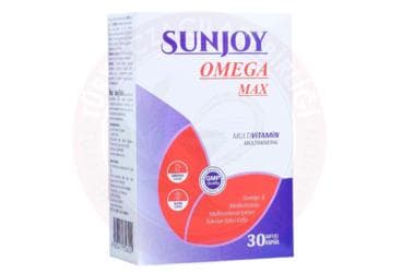 SUNJOY OMEGA MAX MULTIVITAMIN VE MULTIMINERAL ICEREN TAKVIYE EDICI GIDA KAPSUL 30 kapsül İlaç Görseli