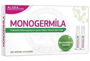 MONOGERMILA PROBIYOTIK MIKROORGANIZMA ICEREN FLAKON TAKVIYE EDICI GIDA 10x5 ml flakon İlaç Görseli