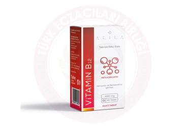 ALILA B12 TABLET 1000 mcg 90 tablet İlaç Görseli