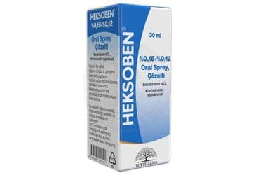 HEKSOBEN %0,15/0,12 ORAL SPREY, COZELTI (30 ML) İlaç Görseli