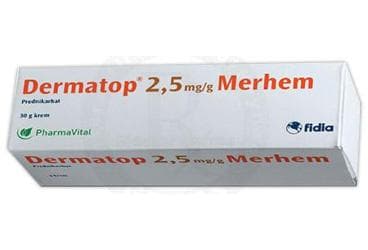 DERMATOP 2,5 MG/G MERHEM (30 GR) İlaç Görseli