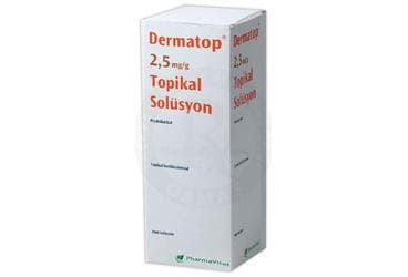 DERMATOP 2,5 MG/G TOPIKAL COZELTI (20 ML) İlaç Görseli