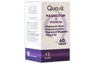 QUAVIT MAGNEZYUM TABLET 60 tablet İlaç Görseli
