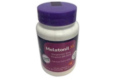 MELATONIL XL MELATONIN VE B6 ICEREN TAKVIYE EDICI GIDA 60 tablet İlaç Görseli