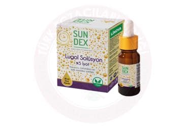 SUNDEX LUGOL SOLUSYON %5 IYOT DAMLA 30 ml şişe İlaç Görseli