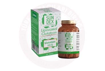 SUNDEX LIPOZOMAL GLUTATYON TAKVIYE EDICI GIDA TABLET 500 mg 30 tablet İlaç Görseli
