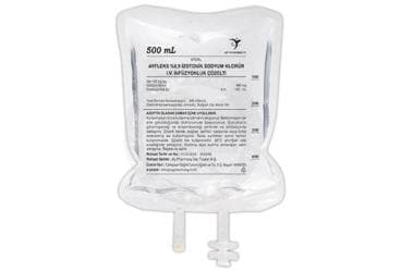 AYFLEKS %0,9 IZOTONIK SODYUM KLORUR I.V. INFUZYONLUK COZELTI 500 ML,SETSIZ İlaç Görseli